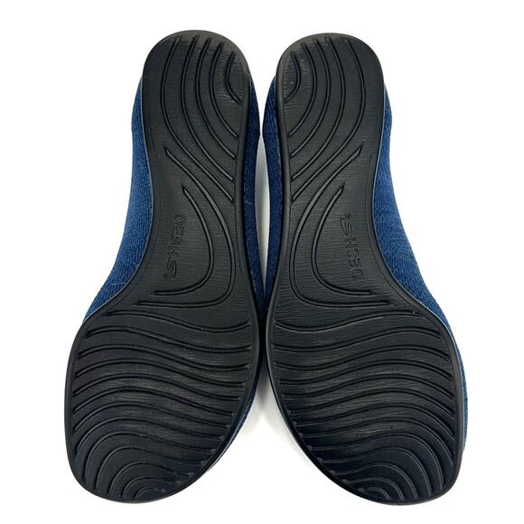 OESH The Dream Women Blue Flats Size 7 Stretch 3D Knit Breathable Flexible Light - Picture 6 of 14